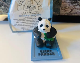 Panda Wild Animal Book 1991 Happy Meal Toy