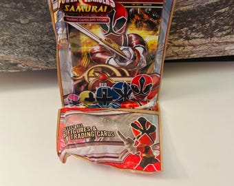 Power Ranger Samurai Trading Card and Figure Pack