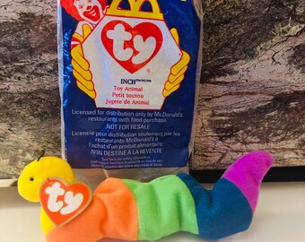 Inch the Worm 1998 Beanie Baby TY Happy Meal Toy
