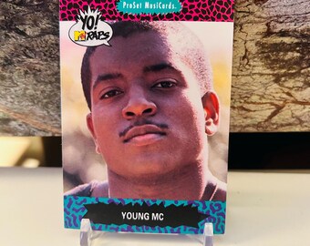 Young MC #99 Yo! MTV Raps 1991 Trading Card