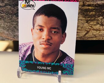Young MC #98 Yo! MTV Raps 1991 Trading Card