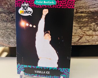 Vanilla Ice #87 Yo! MTV Raps 1991 Trading Card