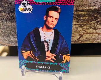 Vanilla Ice #86 Yo! MTV Raps 1991 Trading Card