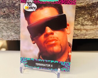 Public Enemy Terminator X #77 Yo! MTV Raps 1991 Trading Card