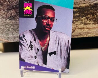 MC Hammer #122 SuperStars 1991 Trading Card