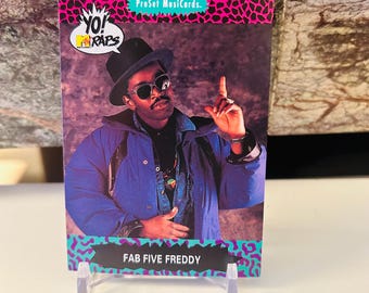 Fab Five Freddy #35 Yo! MTV Raps 1991 Trading Card