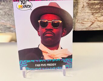 Fab Five Freddy #34 Yo! MTV Raps 1991 Trading Card