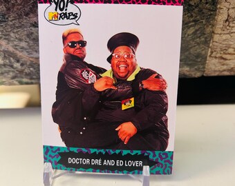 Ed Lover & Doctor Dre #22 Yo! MTV Raps 1991 Trading Card