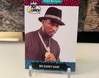 Big Daddy Kane #8 Yo! MTV Raps 1991 Trading Card