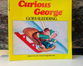 Curious George Goes Sledding 1984 Preowned Scholastic Book
