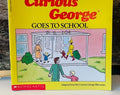 Curious George Goes to School Book 1990 Preowned Scholastic Book