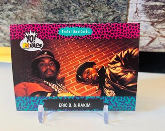 Eric B & Rakim #27 Yo! MTV Raps 1991 Trading Card