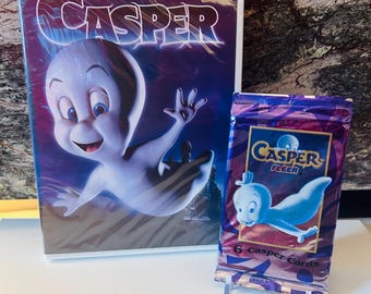 Casper Preowned DVD with 1995 trading card Pack Gift Set