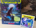 The Werewolf of Fever Swamp Goosebumps Book #14 Reprint with RARE 1995 Curly Goosebumps Sticker
