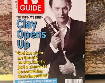 Clay Aiken TV Guide (2005) July 24-30 Edition