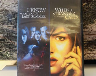 I Know What you Did Last Summer, When a Stranger Calls Double Feature 2006 Preowned DVD