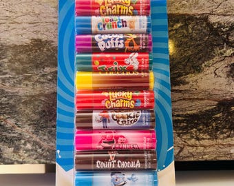 Candy Lip Balm (10 Lip Balms), Party Favors, Stocking Stuffers