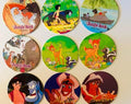 Vintage Disney Pogs (1.75 inch)  Choose a Pog (Party Favors, Stocking Stuffers)