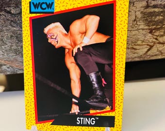 Sting Trading Card #13 WCW (1991) Wrestling