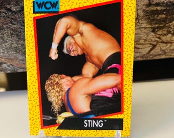 Sting Trading Card #5 WCW (1991) Wrestling