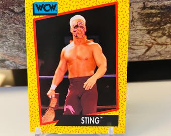 Sting Trading Card #2 WCW (1991) Wrestling