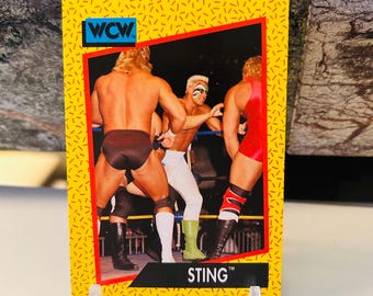 Sting Trading Card #1 WCW (1991) Wrestling