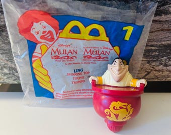 Mulan Ling Spinning Top 1998 Happy Meal Toy