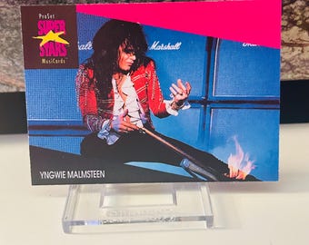 Yngwie Malmsteen 1991 Super Stars Trading Card #206