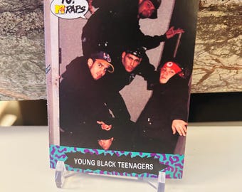 Young Black Teenagers #95 Yo! MTV Raps 1991 Trading Card