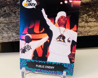 Public Enemy #61 Yo! MTV Raps 1991 Trading Card