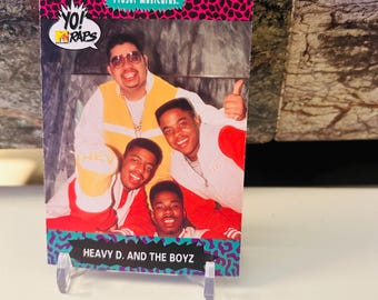 Heavy D and the Boyz #38 Yo! MTV Raps 1991 Trading Card