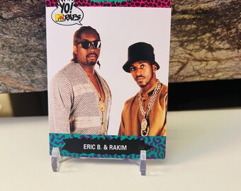Eric B & Rakim #30 Yo! MTV Raps 1991 Trading Card
