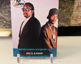 Eric B & Rakim #29 Yo! MTV Raps 1991 Trading Card