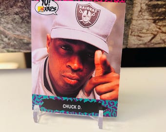 Chuck D #12 Yo! MTV Raps 1991 Trading Card
