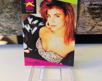 Paula Abdul 1991 Super Stars Trading Card #27