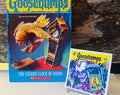 The Cuckoo Clock of Doom Reprint Goosebumps Book #28 with RARE 1995 Curly Goosebumps Sticker