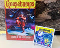 Legend of the Lost Legend Reprint Goosebumps Book #47 with RARE 1995 Curly Goosebumps Sticker