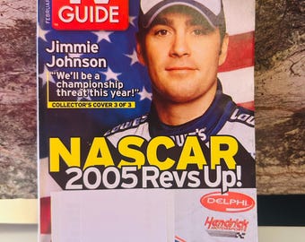 Jimmie Johnson Nascar TV Guide 2005 Edition