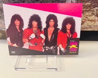 Kiss 1991 Super Stars Trading Card #196 Version 1 (Logo Bottom Right)