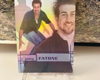 Joey Fatone 2000 NSYNC Rainbow Prism Trading Card #4