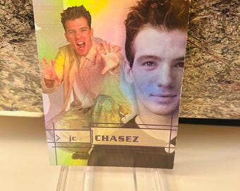 JC Chasez 2000 NSYNC Rainbow Prism Trading Card #10