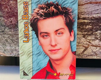 Lance Bass Sticker NSYNC Trading Card #6