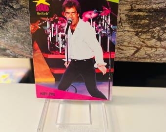 Huey Lewis 1991 Super Stars Trading Card #63