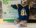St Louis Rams Toy Jersey #81 NFL Burger King toy, Torry Holt