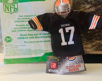 Cleveland Browns Toy Jersey #17 NFL Burger King toy, Braylon Edwards