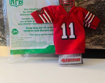 San Francisco 49ers Toy Jersey #11 Alex Smith NFL Burger King toy
