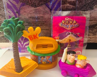 Flintstones Viva Rock Vegas 2000 Burger King Toy