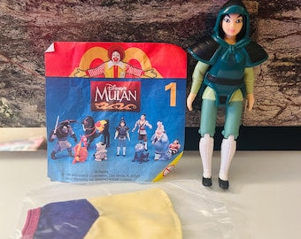 Mulan Figure 1998 Happy Meal Toy