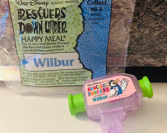 Rescuers Down Under Wilbur Viewer Toy 1990 Happy Meal Toy
