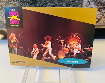 Led Zeppelin 1991 Super Stars Trading Card #25